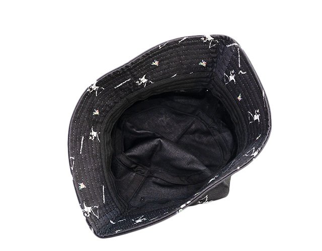 Digitally Printed White Cotton Twill with Blind Stitch Detailing.